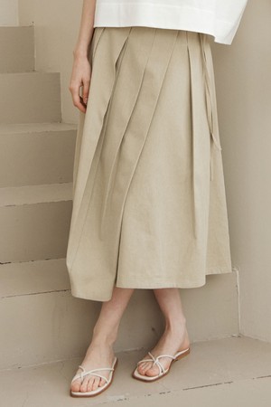 [4/24 순차출고] 벌룬 터크 스커트