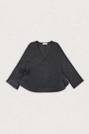 자가드 랩 가디건