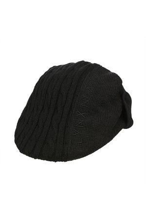 남성 뒷넥가드 니트 헌팅캡 L11B4CP612_BK