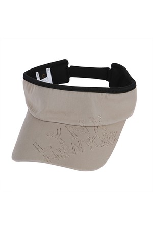 남성 뉴욕 로고스티치 바이저 L11B3CP603_BG