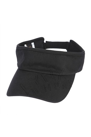 남성 뉴욕 로고스티치 바이저 L11B3CP603_BK