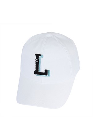 여성 L부클자수 육쪽캡 L21B3CP652_WH