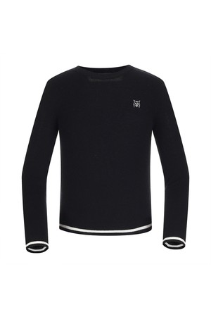 남/여 홀가먼트 캐시미어 스웨터 L11B3SN117_BK