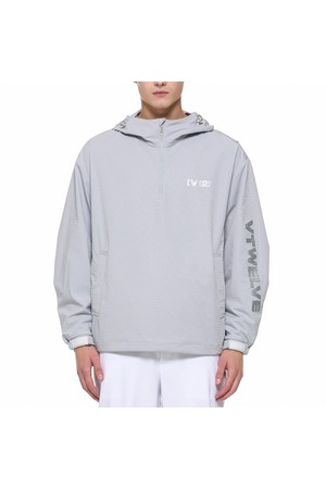 LOGO JACQUARD HOOD ANORAK_V11B3TR008_GY_NOCOLOR-a
