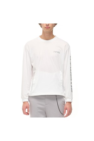WINDBREAKER ROUND NECK T-SHIRTS_V11B3TR032_WH_NOCOLOR-a