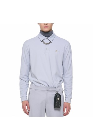 SOLID OBJET POLO T-SHITRS_V11B3TO001_GY_NOCOLOR-a
