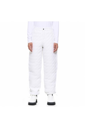 Padding Pants QUILTING STRAIGHT FIT PADDING PANTS_V11B4PT344_WH_V12