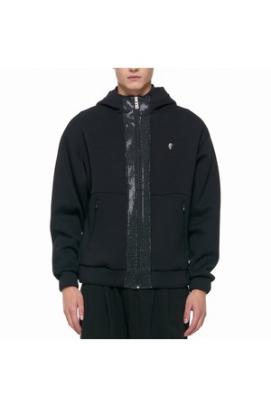 CRYSTAL DETAIL JERSEY JUMPER_V11B3TF007_BK