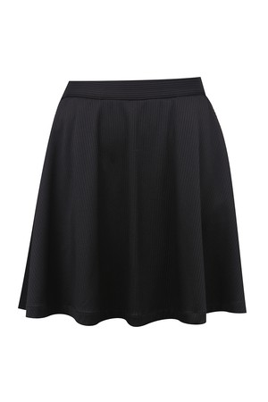WOMEN JERSEY FLARED SKIRT_V21C1PC328_BK_BLACK-a