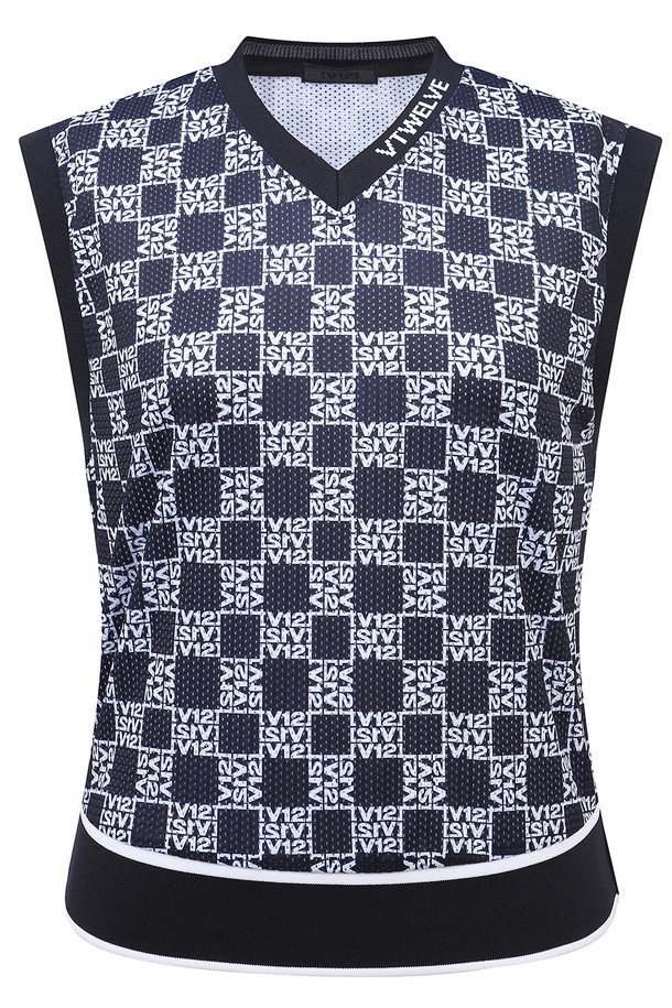 V12 - 베스트 - WOMEN MESH VEST_V21C2TR017_NA