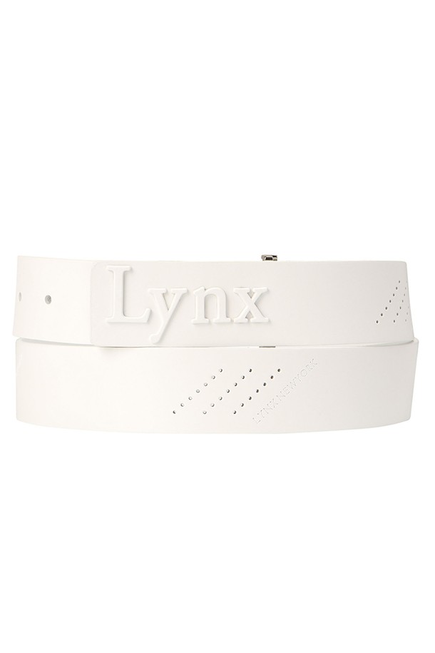 LYNX - 벨트 - 남성 링스 펀칭 디테일 벨트 L11C1BT801_WH