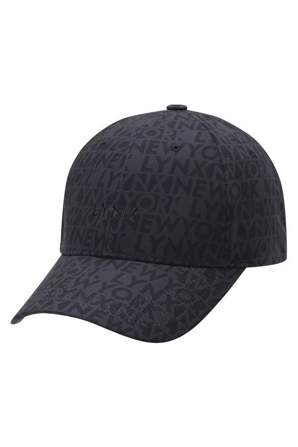 LYNX - 악세서리 - 남성 퍼포그래픽 볼캡 L11C3CP602_BK