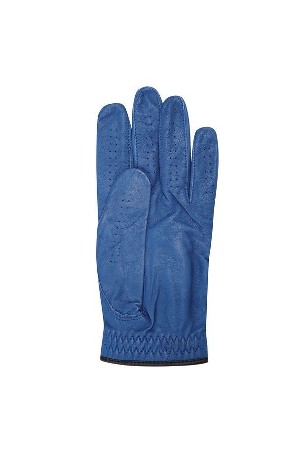 남성용 양피 한손 골프 장갑, L11C3GV831_DL입니다. 클래식하고 미니멀한 스타일의 골프룩에 적합하며, 벨크로 디자인으로 사이즈 조절이 용이합니다. 고급 양피 소재를 사용하여 부드러운 착용감과 뛰어난 그립감을 제공합니다. 시원한 블루 컬러에 로고 패턴이 더해져 세련된 느낌을 선사합니다. 골프 라운딩 시 자신감 있는 플레이를 돕는 필수 아이템입니다.
