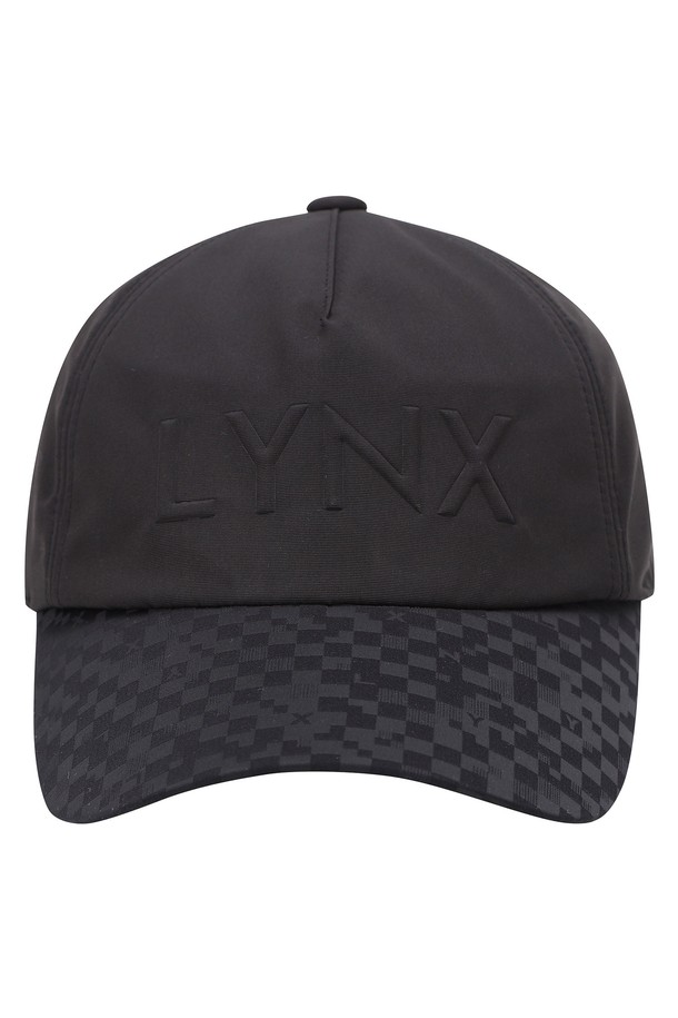 LYNX - 악세서리 - 남성 챙 픽셀 그래픽 볼캡 L11C3CP603_BK
