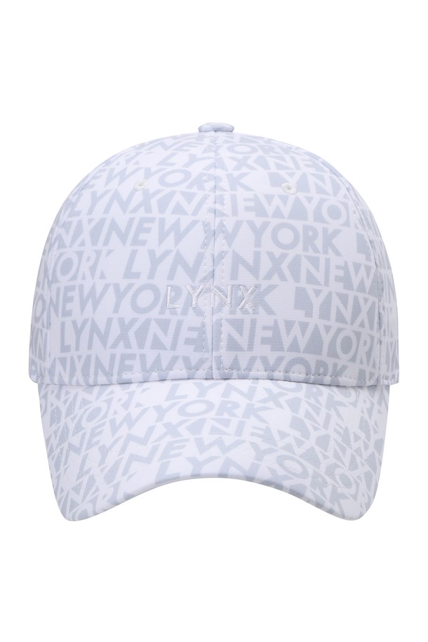 LYNX - 악세서리 - 남성 퍼포그래픽 볼캡 L11C3CP602_WH