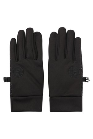 남성 플리스 방한 장갑 L11C4GV832_BK