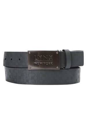 남성 스퀘어 버클 픽셀 불박 소가죽 벨트 L11C3BT802_DG