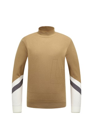 남성 로고 포인트 방풍 스웨터 L11C4SN121_BG