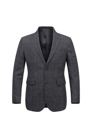 남성 체크 소재 캐주얼 자켓 L11C3JK243_GN