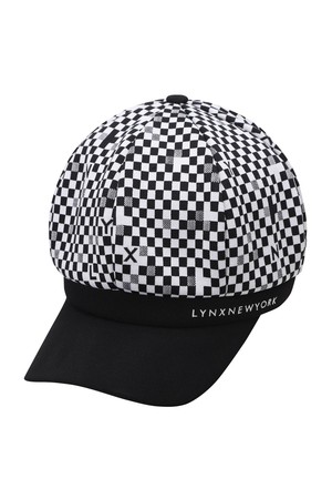 여성 픽셀 자카드 뉴스보이캡 L21C3CP661_BK