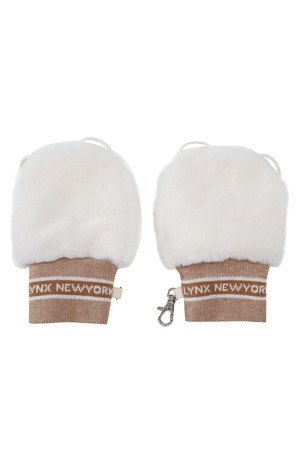 여성 자가드 시보리 퍼 핸드워머 L21C4AC686_IV