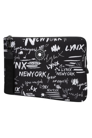여성 그래피티 클러치 L21C3BG682_BK