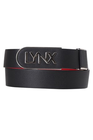 여성 라운드 일체형 소가죽 벨트 L21C3BT852_BK