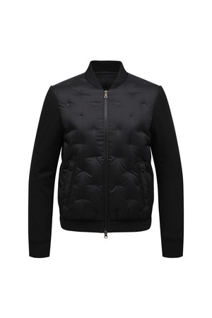 여성 2도 튜브 다운점퍼 L21C3JD257_BK