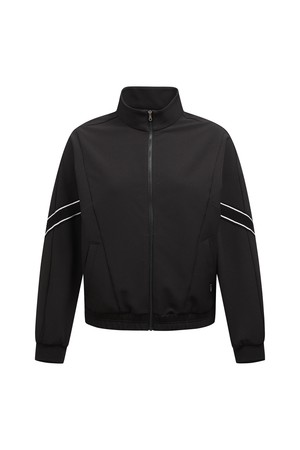 여성 돌먼소매 트레이닝 홑겹점퍼 L21C3JP295_BK