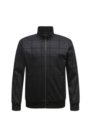 남성 골프 자카드 블루종 점퍼 L11D3JP231_BK