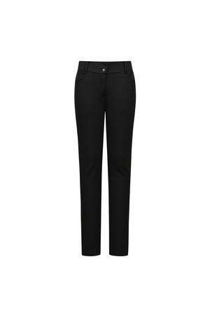 [24FW베이직라인] 여성 사선 오프닝 일자 팬츠 L21D3PT351_BK