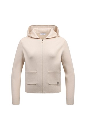 여성 니트 후드집업 셋업 L21D3SD186_BG