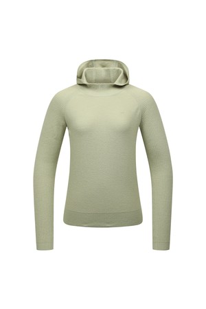 여성 미니부클 후드스웨터 L21D3SR352_KH