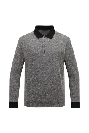 남성 투톤 조직감 블루종 L11D3TO105_BK