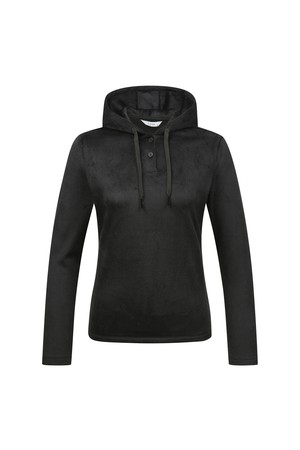 여성 코듀로이 융본딩 후드 L21D3TR255_BK