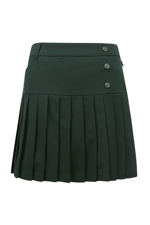 여성 전체 플리츠 스커트 L21D3PC271_GN