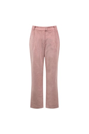 여성 코듀로이 원턱 테이퍼드 팬츠 L21D3PT152_PK