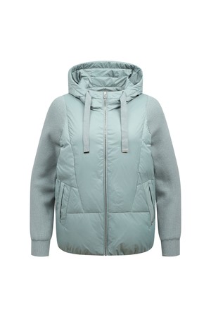 여성 타운 니트소매 구스 다운점퍼 L21D3JP156_MT