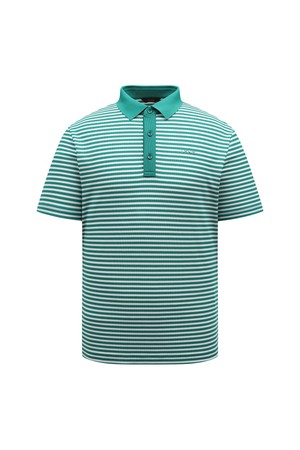 남성 스트라이프 폴로 반팔 티셔츠 L11D2TO202_GN_GREEN-a