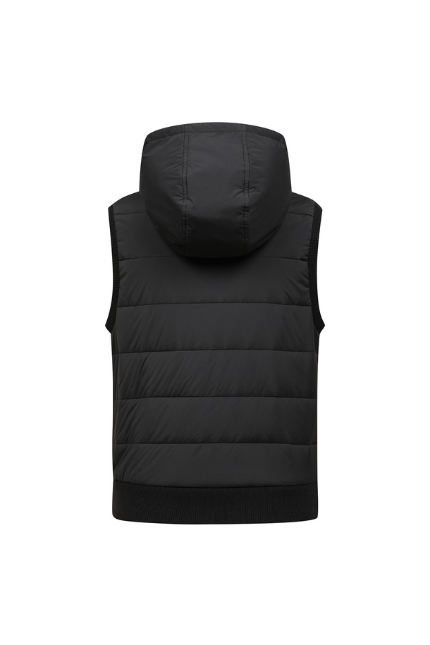 **[25FW] 여성 앞판 스페이스얀 등판 충전재 후드 오픈 베스트 L21E4SV356_BK**는 가을, 겨울 시즌 골프 및 겨울 데일리룩에 적합한 여성용 베스트입니다. 블랙 컬러의 스포티한 스타일로, 앞판 로고 프린트가 특징입니다. 부드러운 촉감의 아크릴, 나일론, 폴리에스테르, 울 혼방 소재를 사용했으며, 두꺼운 두께감으로 보온성을 높였습니다. 후드 디자인과 등판 충전재, 스페이스얀 소재 적용으로 방풍 기능까지 갖췄으며, 레귤러핏 오픈 스타일의 민소매 디자인입니다. 미니멀한 디자인으로 다양한 룩에 매치하기 용이합니다.
