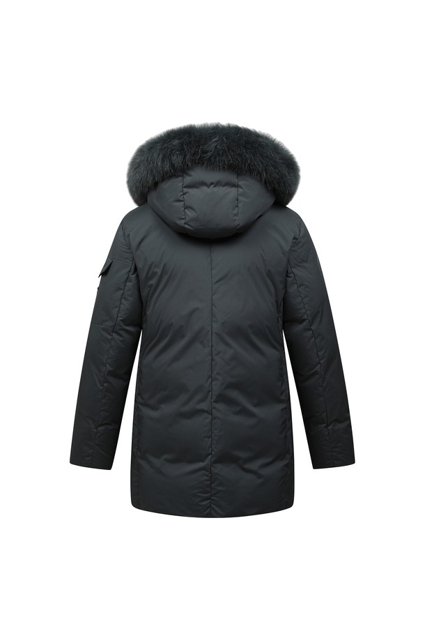 [25FW] 남성 긴기장 폭스 덕 다운 점퍼 L11E4JA335_GN은 겨울 시즌 남성들을 위한 미니멀 스타일의 덕다운 점퍼입니다. 그린과 블랙 두 가지 색상으로 출시되었으며, 골프룩, 출근룩, 연말 모임룩 등 다양한 TPO에 활용 가능합니다. 긴 기장으로 보온성을 높였으며, 부드러운 촉감의 폴리에스테르, 폭스퍼, 울, 아크릴, 덕다운 등의 고급 소재를 사용하여 제작되었습니다. 탈부착 가능한 폭스퍼 후드와 2-way 소매 엔드 마감, 논퀼팅 기법, 신축성, 방풍 기능, 그리고 안감 처리가 특징입니다. 더블 버튼과 지퍼형 여밈 방식으로 편안하게 착용할 수 있으며 레귤러핏으로 제작되어 활동성을 보장합니다.
