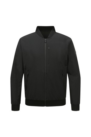 남성 퍼포먼스 로고펀칭 블루종 점퍼 L11E1JP331_BK