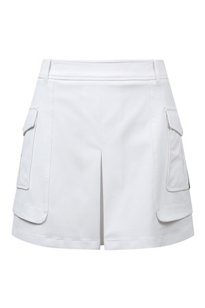 여성 사이드 건빵포켓 A라인 큐롯 L21E1PC271_WH