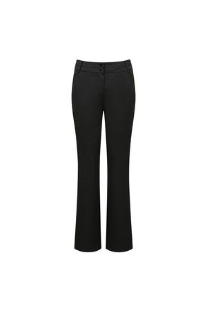 여성 퍼포먼스 허리 절개 포인트 부츠컷 팬츠 L22E1PT072_BK