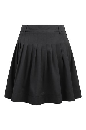 여성 써커 플레어 큐롯 L21E1PC272_BK