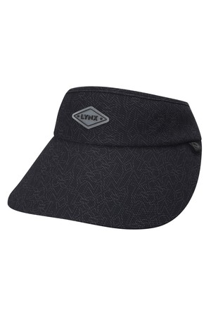 여성 퍼포 메쉬 와이드챙 바이저 L21E1CP353_BK