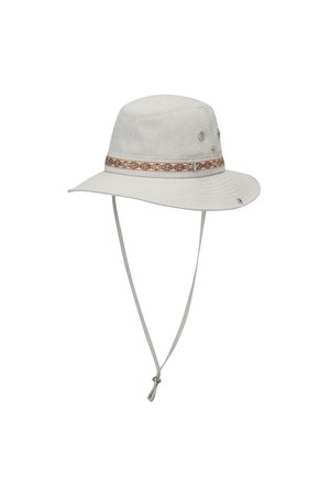 남성 타운 린넨 솔리드 햇 L11E2CP102_IV