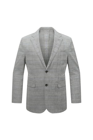 남성 체크 자켓 L11E1JK133_BK