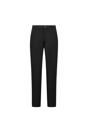 [베이직라인] 남성 이중지 일자핏 팬츠 L12E3PT021_BK