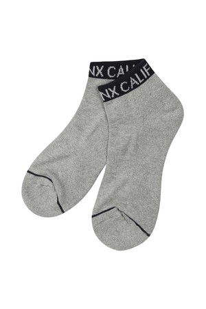 [25FW] 남성 배색 단목 양말 L11E3SC201_MG